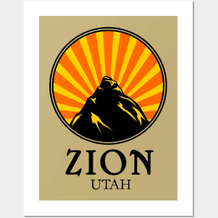 Zion Canyon Utah Posters and Art